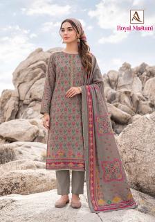 Alok suit royal mastani wholesale dress materials in hubli